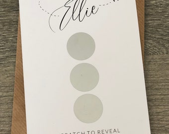 Personalised scratch to reveal travel reveal suprise - birthday suprise - anniversary suprise - friend suprise - suprise reveal ticket -gift