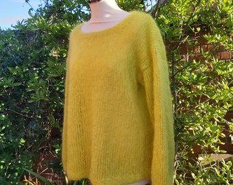 Breipakket voor de Teatree Mohair Sweater - bevat het mohairgaren en het breipatroon. Eén maat, eenvoudig te breien en keuze uit kleuren