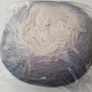 Scheepjes Whirlgig yarn - shade 201 grey to lavender, alpaca & virgin wool, DK, 450g yarn cake with 1000 metres, for your luxurious makes