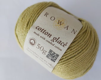 Rowan Cotton Glace Cotton Yarn - Assorted Shades - 50g Balls Rowan Cotton Glace Cotton Yarn - Assorted Shades - 50g Balls