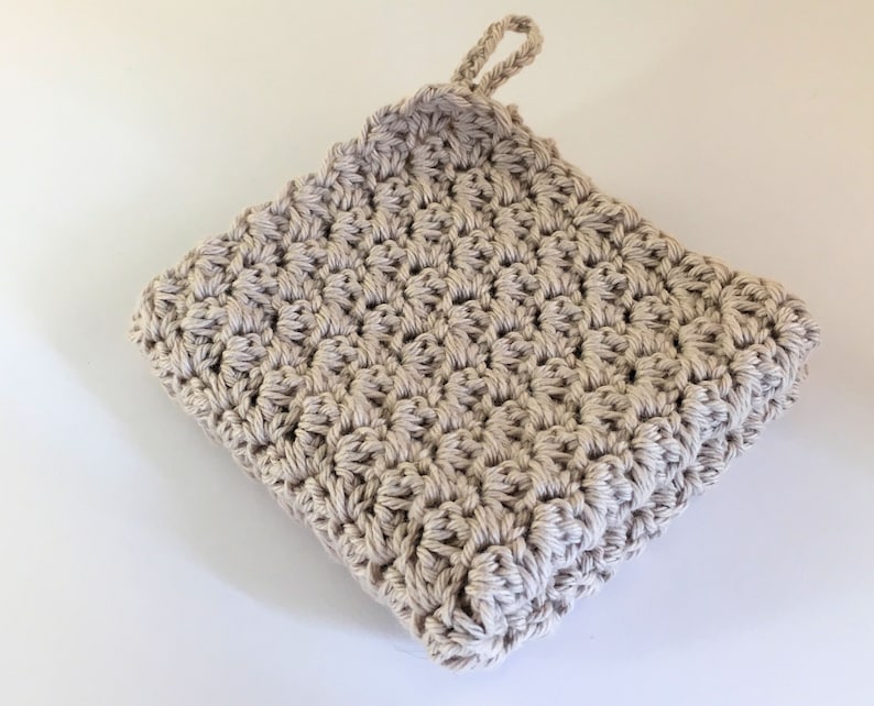 Crochet Cotton Face Cloths in Natural Colours Pure Cotton Etsy UK