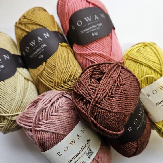 Rowan Summerlite DK Pure Egyptian Cotton for Knitting or Crochet