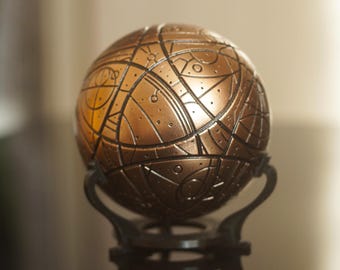 Star Map Sphere (with a secret compartment inside)