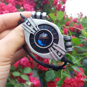 Bracelet: Adjustable Fan Accessory Blue Glass, plastic