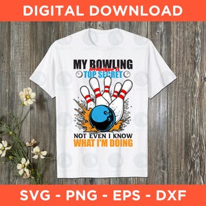 Meine Bowling Technik ist streng geheim, nicht einmal weiß ich, was ich tue