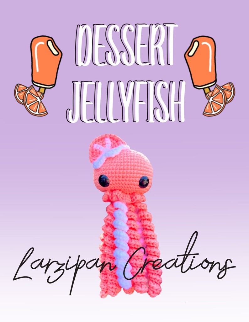 Dessert Jellyfish Amigurumi Pattern image 2