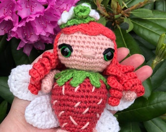 Strawberry Fairy Crochet Pattern