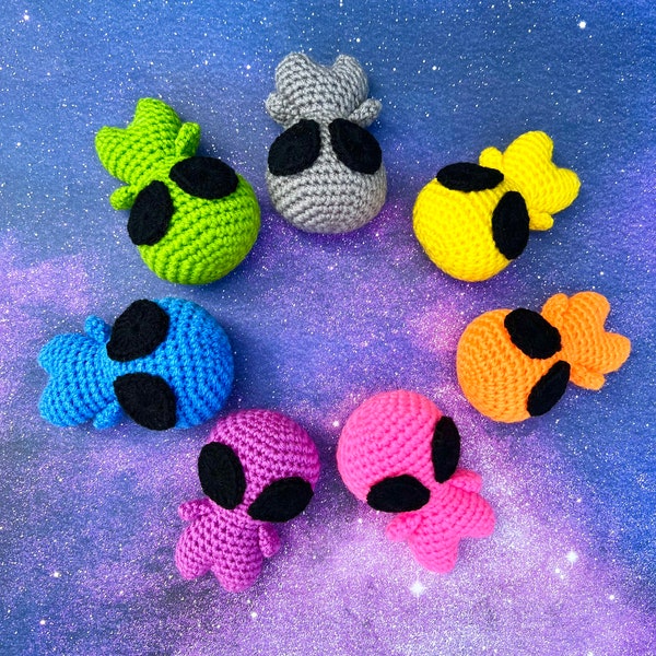 Mini Chubby Alien and Chonky Alien Crochet Pattern