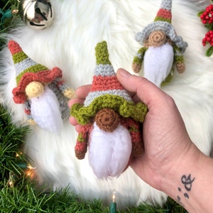 Grungy Gnome Ornament Amigurumi Pattern