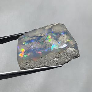 GENUINE Ethiopian Opal Rough Welo Fire Crystal Opal Raw Size:-29x22x11Mm. Loos Gemstone Natural Ethiopian Opal Raw Making All Jewelry. 35Ct.