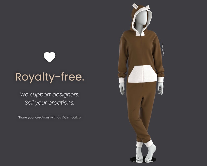 Pajama Jumpsuit Printable Sewing Pattern Style TW83 Etsy