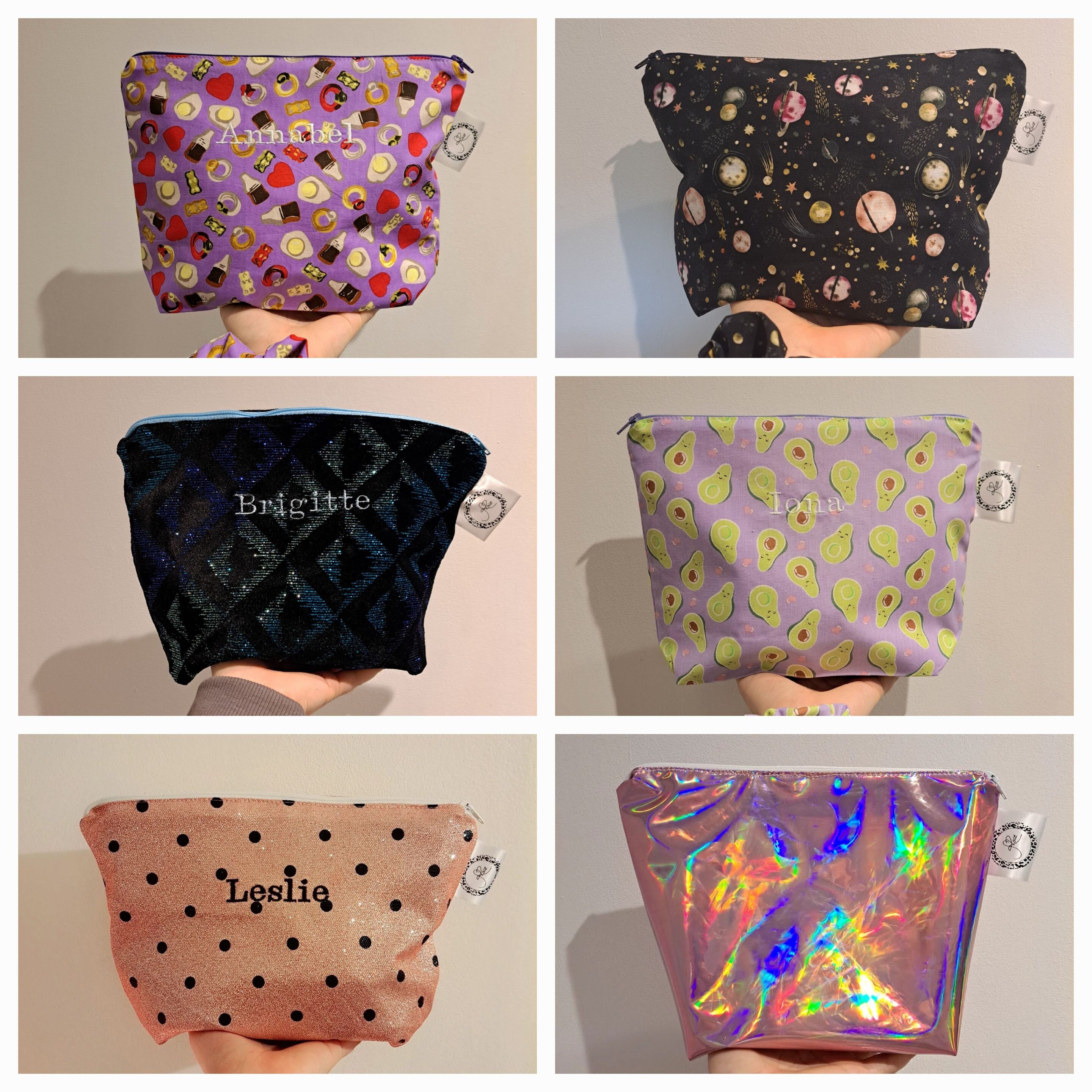 Lustige Kosmetiktasche Mit Food-Print – Avocado, Käse & Co., Perfekt Als Geschenk Für Frauen