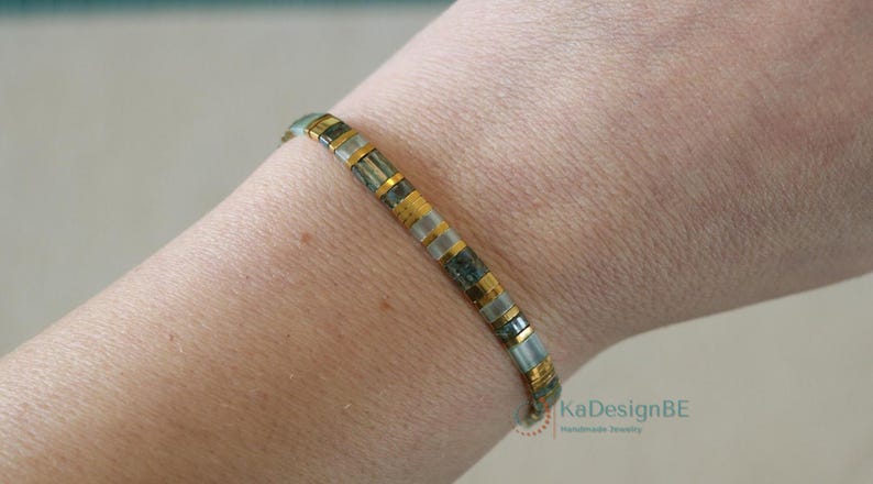 tila bracelets for women, beaded bracelets, boho bracelet, dainty bracelet, tila beads, handmade jewelry, miyuki bracelet, japanese, gift afbeelding 10