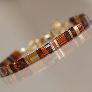tila bracelet, beaded bracelets for women, tila beads, beaded jewelry, dainty bracelet, miyuki bracelet, glass beads, handmade jewelry boho