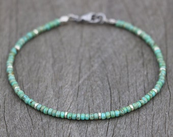 ankle bracelet, anklets for women, turquoise anklet, handmade jewelry, dainty anklet, beaded anklet, minimalist jewelry, boho jewelry, gift