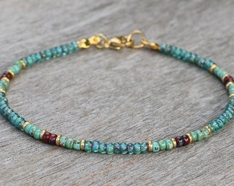 beaded bracelet, anklets for women, turquoise ankle bracelet, dainty bracelet, turquoise anklet , handmade jewelry, beaded jewelry, boho