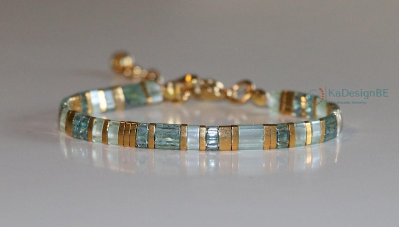 tila bracelets for women, beaded bracelets, boho bracelet, dainty bracelet, tila beads, handmade jewelry, miyuki bracelet, japanese, gift afbeelding 9