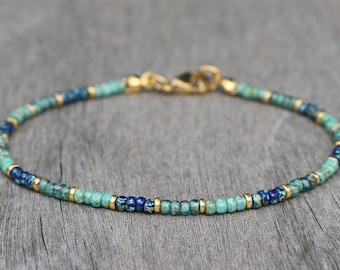 ankle bracelet, turquoise anklets for women, beaded bracelet, handmade jewelry, handmade gift, bracelets for women, dainty, boho jewelry