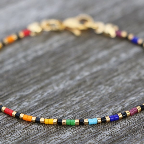 pride anklet, LGBTQ anklet, subtle pride, discreet pride, ankle bracelet, pride anklets for women, lesbian bracelet, ace pride, rainbow