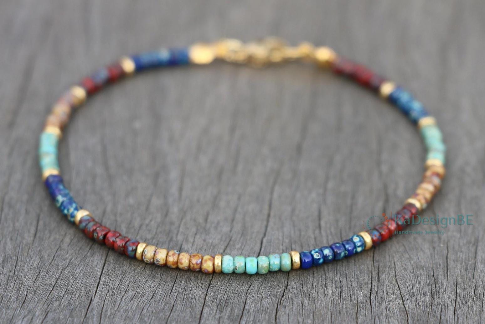 Colorful Ankle Bracelet, Anklets for Women, Boho Beaded Anklet, Ethnic ...