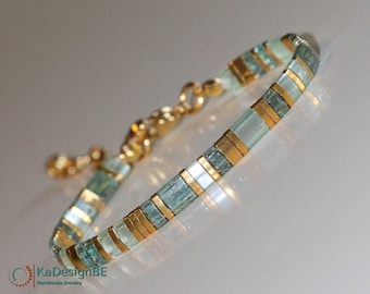 tila bracelets for women, beaded bracelets, boho bracelet, dainty bracelet, tila beads, handmade jewelry, miyuki bracelet, japanese, gift