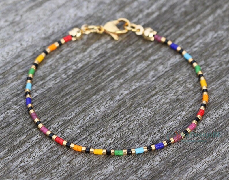 Pride-Fußkettchen, LGBTQ-Schmuck, dezentes Pride-Fußkettchen, Regenbogen, Pride-Schmuck für Transgender, Bisexuelle, Lesben, nicht-binäre, queere, schwule Menschen, ... Bild 10