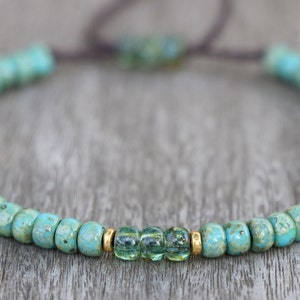 turquoise bracelets for women, beaded bracelet, seed bead bracelet, dainty bracelets for women, miyuki bracelet, turquoise bead bracelet