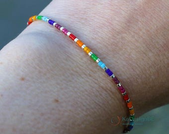 Pride-Armband, dezenter Stolz, LGBTQ-Armband, Liebesarmband, Pride-Outfit, Regenbogen, Rave-Outfit, Bi-Pride, Ace, LGBTQ-Schmuck, Pride-Geschenk