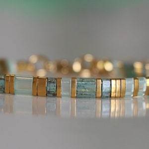 tila bracelets for women, beaded bracelets, boho bracelet, dainty bracelet, tila beads, handmade jewelry, miyuki bracelet, japanese, gift afbeelding 6