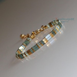 tila bracelets for women, beaded bracelets, boho bracelet, dainty bracelet, tila beads, handmade jewelry, miyuki bracelet, japanese, gift afbeelding 7