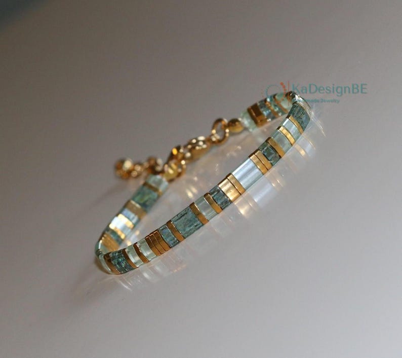 tila bracelets for women, beaded bracelets, boho bracelet, dainty bracelet, tila beads, handmade jewelry, miyuki bracelet, japanese, gift afbeelding 7