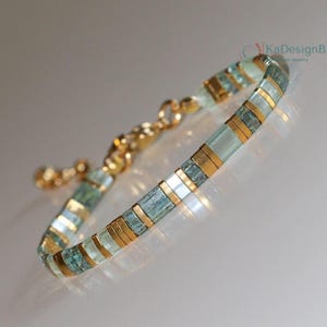 tila bracelets for women, beaded bracelets, boho bracelet, dainty bracelet, tila beads, handmade jewelry, miyuki bracelet, japanese, gift