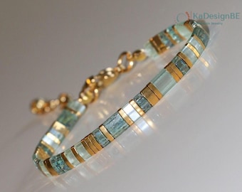 tila bracelets for women, beaded bracelets, boho bracelet, dainty bracelet, tila beads, handmade jewelry, miyuki bracelet, japanese, gift