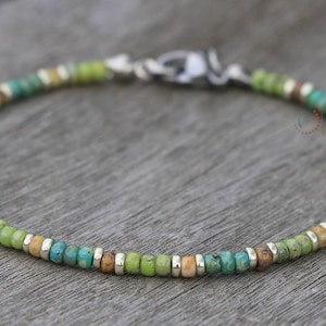 dünnes Perlenarmband, minimalistischer Schmuck, Armbänder für Frauen, schmales Armband, kleines Strandarmband, zierlicher Armbandstapel, Boho-Schmuck