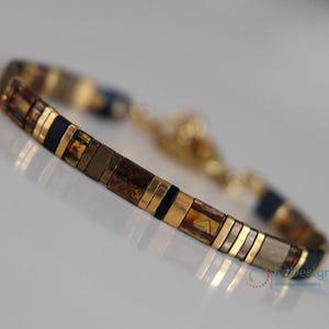 braccialetti tila per donna, braccialetti con perline, bracciale miyuki, bracciale delicato, perline tila, gioielli fatti a mano, bracciale boho, giapponese, regalo