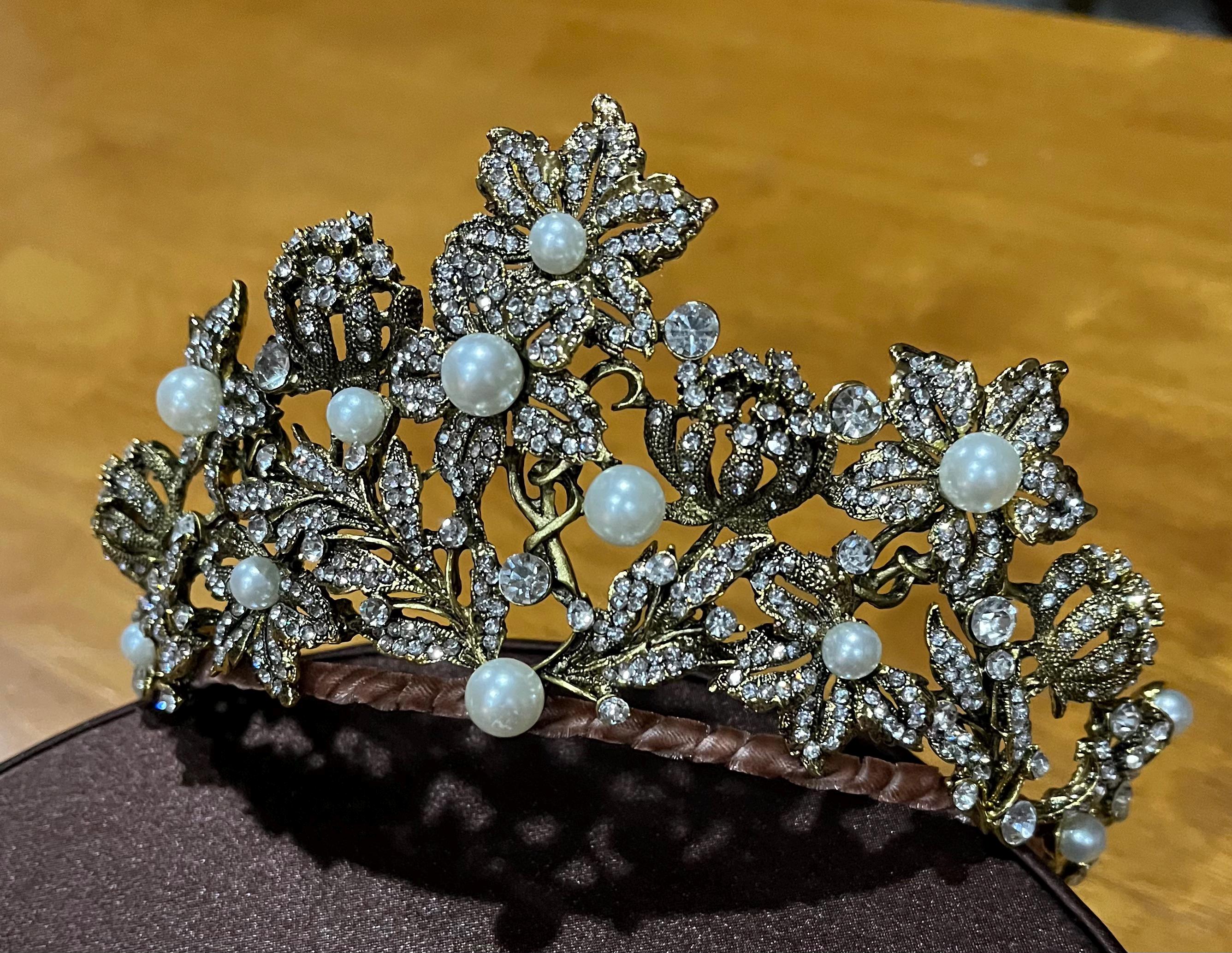 Hanoverian Inspierd Royal Floral Tiara Replica - Etsy