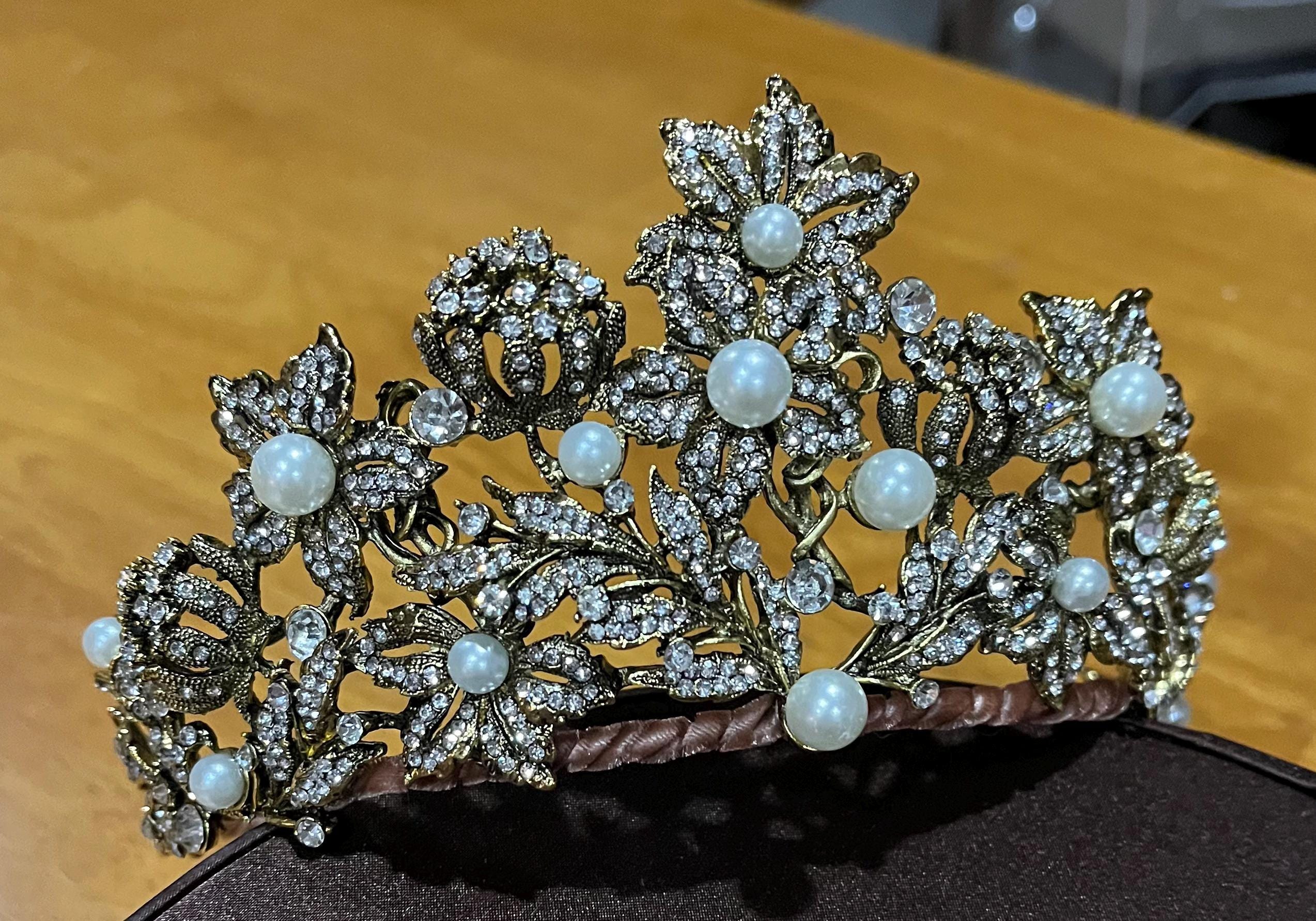 Hanoverian Inspierd Royal Floral Tiara Replica - Etsy