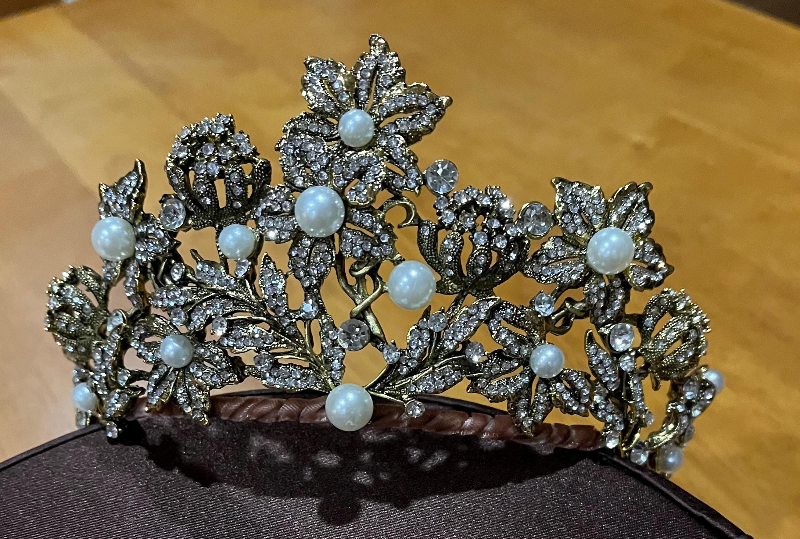 Hanoverian Inspierd Royal Floral Tiara Replica - Etsy