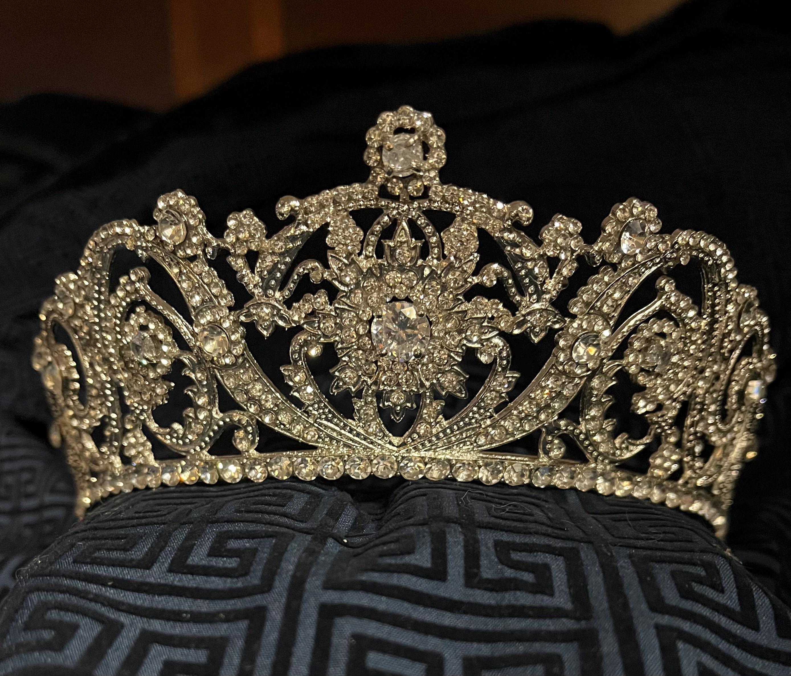 TIARAです Antique Tiara Ca 1840 Replica - Etsy