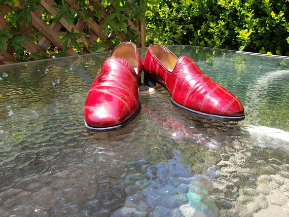 giorgio brutini red loafers
