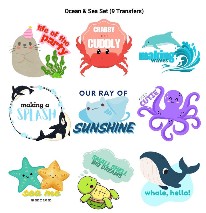 Ocean & Sea Set (9 Transfers)