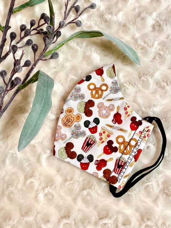 Ready to Ship Disney Main St Snacks Mask Disney World Mask Etsy