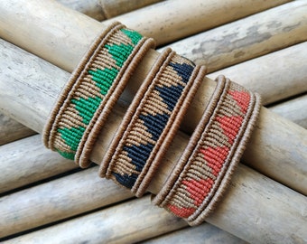 macrame bracelet, handmade bracelet, unisex bracelet, native american inspired, ethnic bracelet, boho bracelet, men bracelet