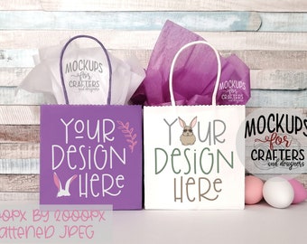 Wedding Mockup Paper Bag Mockup85x85 White Bag Etsy