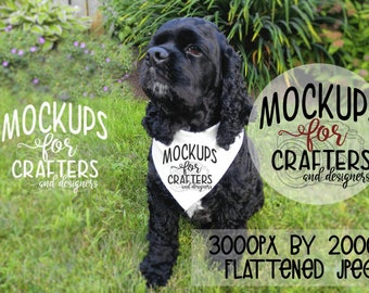 Download Pet Bandana Mockup Etsy