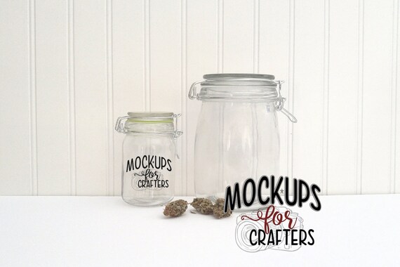 Download Marijuana Stash Jar Mock Up Etsy