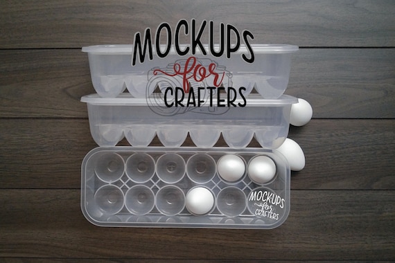 Download Dollar Tree Egg Holders Egg Cartons Mock Up Bundle Of 5 Etsy