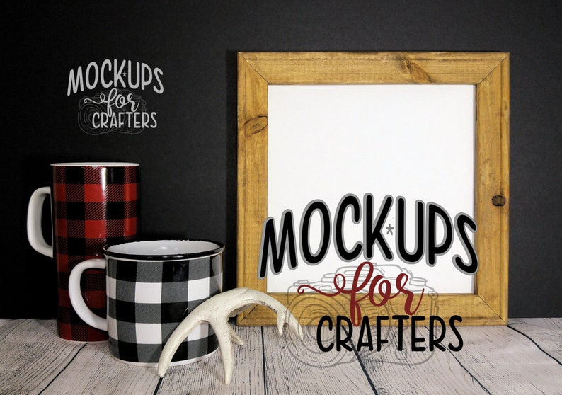 Download Reverse Canvas Mockup Cricut Silhouette | Etsy