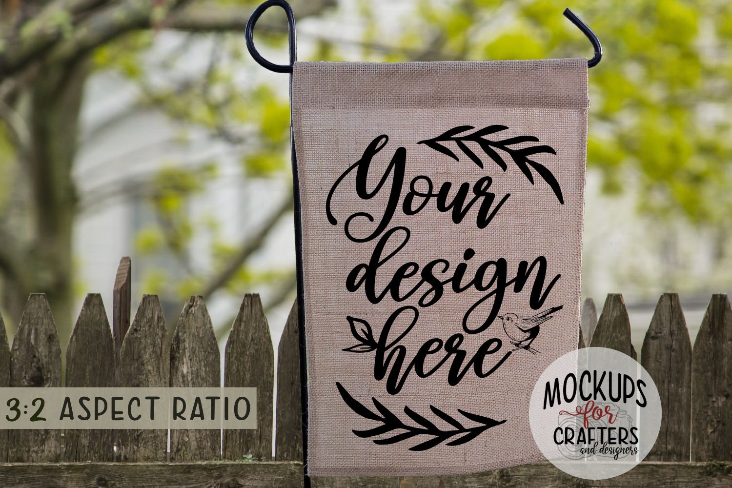 Download GARDEN FLAG Mock-Up | Etsy
