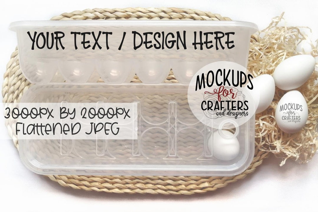 Dollar Tree Egg Holders / Egg Cartons MOCKUP Etsy